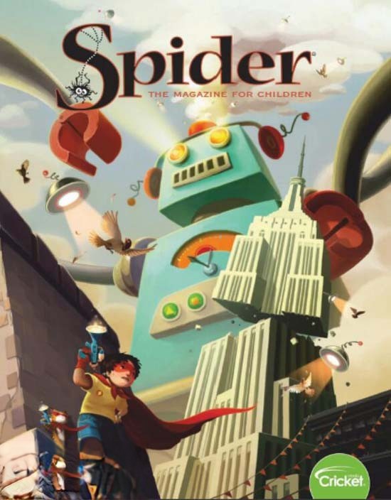 美國兒童文學故事雜志《Spider 紅蜘蛛》2016-2021高清彩頁 百度網盤